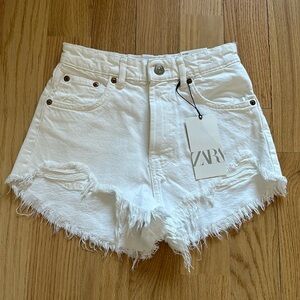 Zara hi-rise jeans shorts - size 2